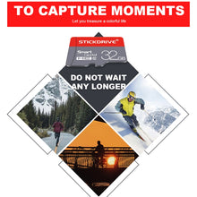 Load image into Gallery viewer, STICKDRIVE 128GB U3 Red and Grey TF(Micro SD) Memory Card, 128GB