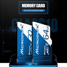 Load image into Gallery viewer, MICRODATA 16GB U1 Blue and White TF(Micro SD) Memory Card, 16GB