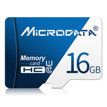 Load image into Gallery viewer, MICRODATA 16GB U1 Blue and White TF(Micro SD) Memory Card, 16GB