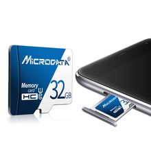 Load image into Gallery viewer, MICRODATA 16GB U1 Blue and White TF(Micro SD) Memory Card, 16GB