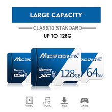 Load image into Gallery viewer, MICRODATA 16GB U1 Blue and White TF(Micro SD) Memory Card, 16GB
