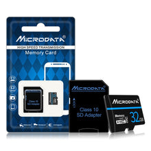 Load image into Gallery viewer, MICRODATA 32GB U1 Blue Line and Black TF(Micro SD) Memory Card, 32GB