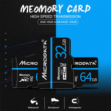 Load image into Gallery viewer, MICRODATA 32GB U1 Blue Line and Black TF(Micro SD) Memory Card, 32GB