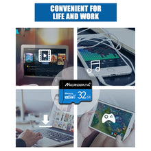 Load image into Gallery viewer, MICRODATA 16GB U1 Blue and Black TF(Micro SD) Memory Card, 16GB