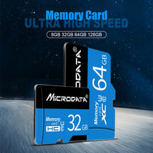 Load image into Gallery viewer, MICRODATA 64GB U3 Blue and Black TF(Micro SD) Memory Card, 64GB