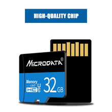 Load image into Gallery viewer, MICRODATA 128GB U3 Blue and Black TF(Micro SD) Memory Card, 128GB
