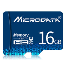 Load image into Gallery viewer, MICRODATA 16GB U1 Blue TF(Micro SD) Memory Card, 16GB