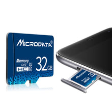 Load image into Gallery viewer, MICRODATA 16GB U1 Blue TF(Micro SD) Memory Card, 16GB