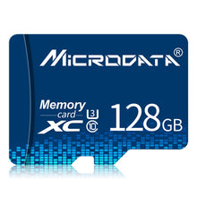 Load image into Gallery viewer, MICRODATA 128GB U3 Blue TF(Micro SD) Memory Card, 128GB