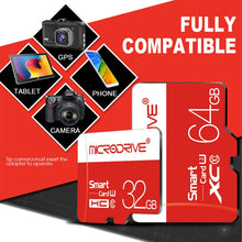 Load image into Gallery viewer, Microdrive 16GB High Speed Class 10 Micro SD(TF) Memory Card, 16GB