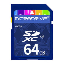 Load image into Gallery viewer, Microdrive 64GB High Speed Class 10 SD Memory Card for All Digital Devices with SD Card Slot, 64GB