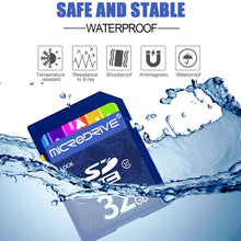 Load image into Gallery viewer, Microdrive 64GB High Speed Class 10 SD Memory Card for All Digital Devices with SD Card Slot, 64GB