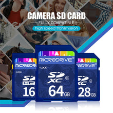 Load image into Gallery viewer, Microdrive 64GB High Speed Class 10 SD Memory Card for All Digital Devices with SD Card Slot, 64GB