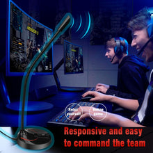 Load image into Gallery viewer, HXSJ F12 360 Degrees Bendable Drive-free USB Computer Microphone, Cable Length: 2.2m