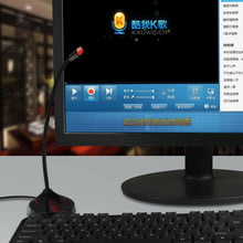 Load image into Gallery viewer, HXSJ F12 360 Degrees Bendable Drive-free USB Computer Microphone, Cable Length: 2.2m