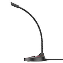 Load image into Gallery viewer, HXSJ F12 360 Degrees Bendable Drive-free USB Computer Microphone, Cable Length: 2.2m