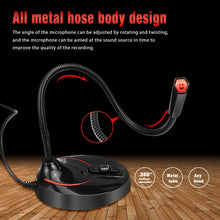 Load image into Gallery viewer, HXSJ F12 360 Degrees Bendable Drive-free USB Computer Microphone, Cable Length: 2.2m