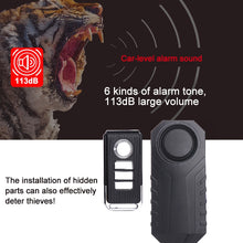 Load image into Gallery viewer, KS-SF22R IP55 Waterproof Wireless 113dB Vibration Burglar Sensor Alarm with Remote Control for Vehicle / Bicycle / Electric Bicycle, KS-SF22R