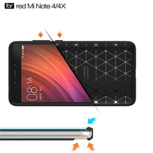 Load image into Gallery viewer, For Xiaomi  Redmi Note 4X Brushed Carbon Fiber Texture Shockproof TPU Protective Case