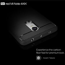 Load image into Gallery viewer, For Xiaomi  Redmi Note 4X Brushed Carbon Fiber Texture Shockproof TPU Protective Case , For Redmi Note 4X