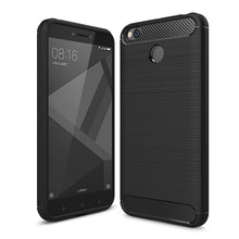 Load image into Gallery viewer, For Xiaomi  Redmi 4X  Brushed Carbon Fiber Texture Shockproof TPU Protective Cover Case