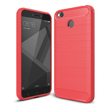 Load image into Gallery viewer, For Xiaomi  Redmi 4X  Brushed Carbon Fiber Texture Shockproof TPU Protective Cover Case , For Redmi 4X