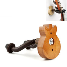 Load image into Gallery viewer, Deep Wood Grain Guitar Ukulele Wood Wall Hook, MI0013A, MI0013B