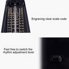 Load image into Gallery viewer, Piano Guitar Drum Violin Zither Universal Mechanical Metronome, Classic Version, Classic Version
