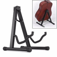 Load image into Gallery viewer, Universal Foldable Vertical Metal Guitar Stand, Metal Guitar Stand