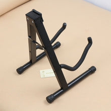 Load image into Gallery viewer, Universal Foldable Vertical Metal Guitar Stand, Metal Guitar Stand