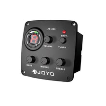 Load image into Gallery viewer, JOYO JE-303 Guitar Pickup 3-Band EQ Preamp Tuner Pickup Equalizer with Tuning Function, JE-303