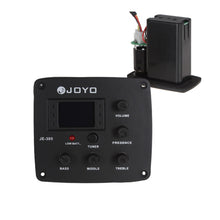 Load image into Gallery viewer, JOYO JE-305 Guitar Pickup 4-Band EQ Preamp Tuner Pickup Equalizer with Tuning Function, JE-305