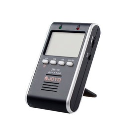 JOYO JM-90 Mini Portable Rechargeable Clip-on LED Indicator Electronic Digital Metronome Tone Generator Tuner for Guitar Violin Ukulele, JM-90 (Black), JM-90 (White)