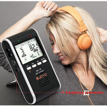 Load image into Gallery viewer, JOYO JM-90 Mini Portable Rechargeable Clip-on LED Indicator Electronic Digital Metronome Tone Generator Tuner for Guitar Violin Ukulele, JM-90 (Black), JM-90 (White)