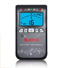 Load image into Gallery viewer, JOYO JMT-555B Metronome Tuner Chromatic Digital LCD Backlight with Tone Generator 3 in 1 Kit for Guitar Violin Ukulele, JMT-555B