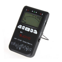 Load image into Gallery viewer, JOYO JMT-555B Metronome Tuner Chromatic Digital LCD Backlight with Tone Generator 3 in 1 Kit for Guitar Violin Ukulele, JMT-555B