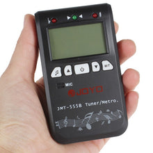 Load image into Gallery viewer, JOYO JMT-555B Metronome Tuner Chromatic Digital LCD Backlight with Tone Generator 3 in 1 Kit for Guitar Violin Ukulele, JMT-555B