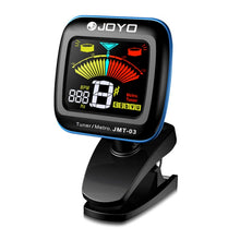 Load image into Gallery viewer, JOYO JMT-03 Portable Clip-on Guitar Tuner Metronome Supports MIC and CLIP Tuning Mode 2-in-1 360-Degree Rotating for Guitar Violin Ukulele, JMT-03