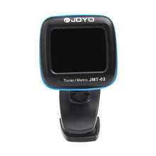 Load image into Gallery viewer, JOYO JMT-03 Portable Clip-on Guitar Tuner Metronome Supports MIC and CLIP Tuning Mode 2-in-1 360-Degree Rotating for Guitar Violin Ukulele, JMT-03
