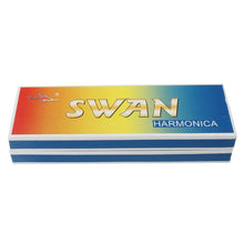 Load image into Gallery viewer, Swan SW24-12A 24-holes Double-sided Harmonica Beginner Polyphony Box Adult Children Beginners Performance, SW24-12A 24-holes Polyphonic Harmonica
