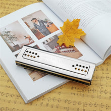 Load image into Gallery viewer, Swan SW24-12A 24-holes Double-sided Harmonica Beginner Polyphony Box Adult Children Beginners Performance, SW24-12A 24-holes Polyphonic Harmonica