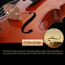 Load image into Gallery viewer, 4/4 Full Size Acoustic Violin Handmade Solid Wood Violin, Violin