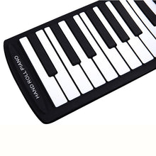 Load image into Gallery viewer, 61 Keys Portable Flexible Roll Up Electronic Soft Keyboard Piano with Speakers, 61 Keys