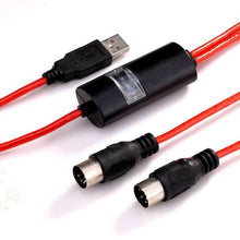 Load image into Gallery viewer, WERSI UM-18 USB MIDI Cable MidiPort Midi Cable Electric Piano Electronic Drum Music Editing Line, Length: 2m