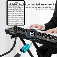 Load image into Gallery viewer, Type-C Female to MIDI Male Universal Adapter for Electronic Musical Instruments