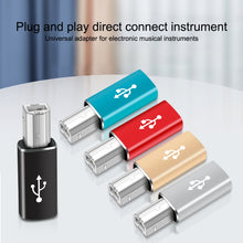 Load image into Gallery viewer, Type-C Female to MIDI Male Universal Adapter for Electronic Musical Instruments