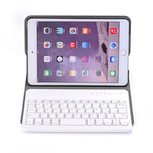 Load image into Gallery viewer, A03 for iPad mini 3 / 2 / 1 Universal Ultra-thin ABS Horizontal Flip Tablet Case + Bluetooth Keyboard