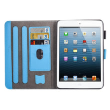 Load image into Gallery viewer, For iPad mini 4 / 3 / 2 / 1 Horizontal Flip Leather Case with Holder &amp; Wallet &amp; Card Slots &amp; Pen Slot