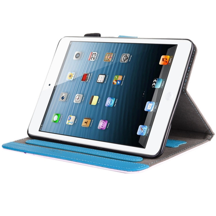For iPad mini 4 / 3 / 2 / 1 Horizontal Flip Leather Case with Holder & Wallet & Card Slots & Pen Slot