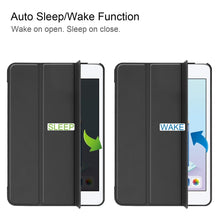 Load image into Gallery viewer, Custer Texture Horizontal Flip Smart PU Leather Case for iPad Mini 4 / Mini 5, with Sleep / Wake-up Function &amp; Three-folding Holder, For iPad Mini 4 / Mini 5